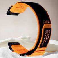 22 26 mm sportinis greito tvirtinimo dirželis Garmin Fenix laikrodžiui, itin tvirtas nailono pynimo dirželis Fenix5 5X Plus 7X 6 6X Pro 3 Forerunner 26mm oranžinė