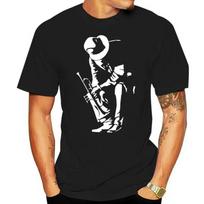 New Style Trumpet Player Jazz Music Tshirt Men Women Building Anti-Wrinkle Cool Graphic Tops Funky Fashion Streetwear S
