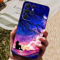 For Samsung S23 Ultra Case Black Cover Lion Wolf Silicone Soft Back Cases For Samsung Galaxy S23 Ultra Phone Case S 23 Ultra For Galaxy S23 Ultra gray