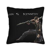 Leon Kennedy Babygirl Pillowcase Printed Polyester Cushion Cover Decorative  Throw Pillow Case Cover Home Square 45X45cm 30x30cm 12x12in
