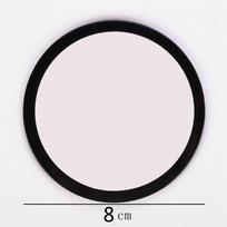 80mm Fashion Car Dash Dashboard Black Adhesive Pad Sticky Suction Cup Mount Disk Disc juoda