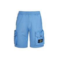 Stone Island Ss22 Solid Color Logo Pocket Sports Shorts Men shorts Blue 761565051-V0046 L