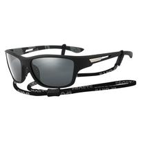 Polarized Sports Sunglasses For Men: UV400 Glasses Womens Wrap Around Goggles For Driving Fishing One Size black