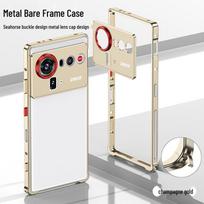 Nubia Z80 Ultra Seahorse Buckle Edge Case Z70S Ultra Heat Dissipation Cover Nubia Z60 Ultra [Large Lens] auksas
