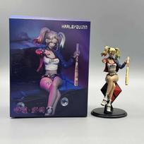 Quinn Harley Anti-Hero Anime Figūrėlė Sėdinčioji Pozicija Kolekcionuojamas Modelis Veiksmo Figūrėlės Anime Prekės PVC Modelis Žaislas Staigmenos Dovanos blue