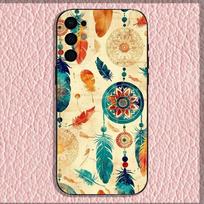 Dreamcatcher Feather Phone Case For Samsung S25,S24,S21,S22,S23,S30,Ultra,S20,Plus,Fe,Lite,Note,10,9,5G Black Cover Samsung S21 s305G
