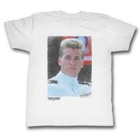 Top Gun Iceman Fade White Adult TShirt Unisex T-Shirt XL
