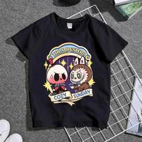 TYCOCO & LABUBU monster cosplay T-shirt shirt undershirt costumes cotton black 2XL
