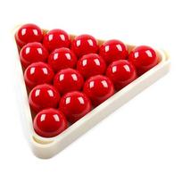 American Billiard Pool Balls Set: Crystal Pool Balls, Individual Number 8 Ball, English Red Ball.