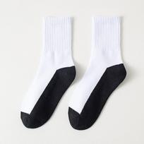 Kid's Mid-Calf Sweat-Absorbent Cotton Socks, Wear-Resistant and Durable - Pure White for Boys and Girls. Perfect for Spring and Autumn. S / 4-6 years / Fits shoe size 27-30