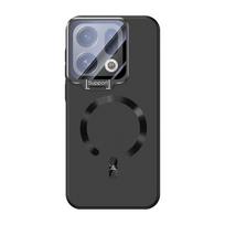 OPPO Find X9 X9 Pro telefono dėklas, objektyvo laikiklio apsauga, magnetinis tvirtinimas, vienspalvis dizainas OPPO Find X9 Pro juoda