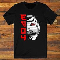 Lancer EVO Evolution 4 IV Racing Car Men's Black  S-5XL L
