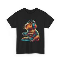 Capybara Shirt, Capybara Video Games Controller Capybara Lovers T-shirt S