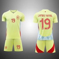 2024 Ispanijos futbolo marškinėliai Geltoni #19 S