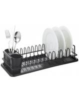 Indų džiovykla Rosberg R53000M, 41.5 cm x 17.5 cm x 9.5 cm, plastikas/metalas, juoda sp.