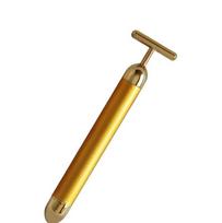 24k Gold  Roller Vibration Slimming Massager Facial Beauty Skin Care T Shaped Vibrating Tool auksas