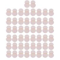 50 vnt. Pažastys nuo prakaitavimo pažastų antiperspirantas lipdukas sugeriantis prakaitą pagalvėlės vienkartinės pažasties 50pcs balta