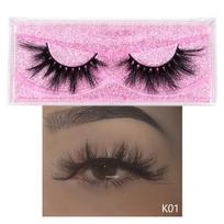 1 Pair Mink Hair Fake Eyelashes Natural Long False Eyelashes Eyelashes Extension Reusable Fake Eyelashes