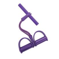 4 Resistance Bands Fitness Elastic Pull Ropes Exerciser Belly Home Gym Sport Elastic Bands for Workout Fitness Equipment rožinė