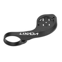 Lixada dviračių dviračio dviračio kompiuterio chronometro vairo laikiklis Garmin Edge 200 500 800 juoda