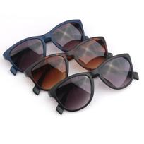 Vintage Sunglasses Retro Cat Eye Semi-Rim Round Sunglasses for Men Women Glasses ruda