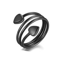 Magnet Lymph Detox Ring Love Heart Gift Women Men Magnet Therapy Rings for Pain Relief Carpal Tunnel Jewelry Gift juoda