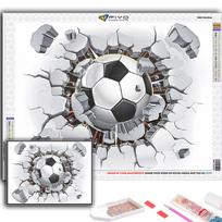 Deimantinis siuvinėjimas ugnies ir vandens futbolas 5D „pasidaryk pats“ deimantinis piešimas kryželiu krištolinis akmenukas Full Round 20X30CM