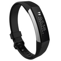 Prabangus silikoninis laikrodžio pakaitinis dirželis Fitbit Alta HR apyrankei One size juoda