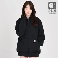 KARARTAS (100614) Paxton Heavyweight Hoodie su užtrauktuku BLACK 1042-1042 S