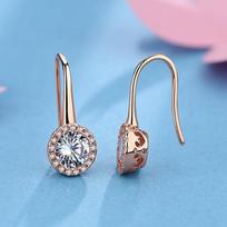 Dolid 14k rožinio aukso auskarai moterims Peridot Natural Topaz Stud auskarai Brincos Bizuteria Of Jewelry Kolczyki Orecchini Girls juoda