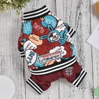 Neperšlampama striukė Kombinezonai Šunims Žiemos storas Parkas Kailis S XXXL Dizaineris Naminių gyvūnėlių šuniukų Drabužiai Drabužiai Kombinezonas York Mopsai S kava