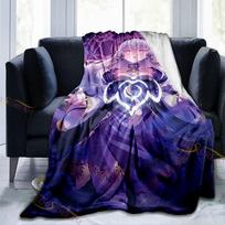 Cartoon 3D Fire Emblem Three Houses Blanket Flannel Anime Breathable Super Warm Throw Blankets for Bedding Travel Throws 75x90cm gray