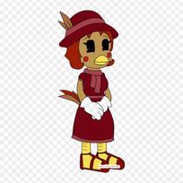 Gamerboy123456 Helen Bendy And The Ink Machine Chicken Iron on Heat Transfer Printing Vinyl Patches Sticker for Clothes DIY Appliques Washable Patches brown