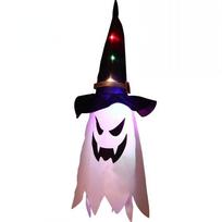 Halloween LED Glowing Witch Hat- Hanging Lighted Glowing Witch Hat Flash Modes for Indoor, Outdoor, Yard, Tree, Party Festival Supplies Decorations 1PCS