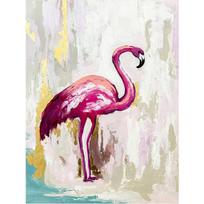 PATIKIMAS MENAS Flamingo akvarelės menas Abstraktūs plakatai ir spaudiniai Cuadros drobės tapyba Sienų paveikslai Dekoracija BE RĖMŲ 21*30cm gray