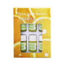 6 vnt. eterinių aliejų rinkinys automobilio aromaterapiniam difuzoriui, oro drėkintuvui, namams, vandenyje tirpus oro gaiviklis, kvapai, aromatinis aliejus 6pcs Lemon