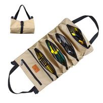 Portable Car Canvas Tool Bag Electrician Hardware Tool Bag Car Repair Tool Storage Bag mėlyna