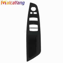 For BMW 5 series F10 F11 Left Hand Drive LHD 2010-2016 Quality Car Interior Inner Door Handle Panel Pull Trim Cover juoda