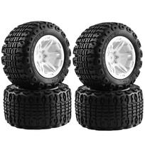 Nuotolinio valdymo vikšrinis guminis automobilio padangos 105*50*63MM Universali padanga 4 vnt. Pakeitimas Kyosho HSP juoda