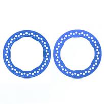 4pcs Aluminum 1.9inch Remote Control Beadlock Wheel Rim Ring Replacement  for 1:10 Crawler Remote mėlyna