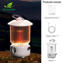 Portable Air Humidifier 2000mah Wireless Aroma Diffuser Moisturizing Skin Outdoor 260ml Sprayer White 2000mAh black