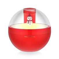 220 ml Snowman mini oro drėkintuvas, USB nešiojamasis elektrinis ultragarsinis šalto rūko gaminimo aromaterapinis aliejaus difuzorius Kalėdų dovanai USB Cbale white