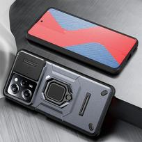 KEYSION Shockproof Case for Xiaomi POCO X5 Pro 5G Slide Camera Lens Protection Ring Phone Cover for Redmi Note 12 4G 12 Pro+ 5G for RM Note12ProPlus 5G žalia