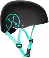 Riedutininko šalmas Nils Extreme MTW001-1, XS (48-52 cm), juoda sp./mėlyna sp.