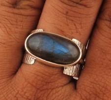 Natural Labradorite Gemstone Handmade Designer Birthstone Ring, 925 Silver Ring, Oval Ring, Beautiful gift, Unique Jewelry, Sterling Ring 6