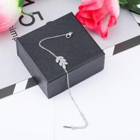 Titanium Steel Bracelet Male Female Leaf Olive Branches Hand Ornaments balta