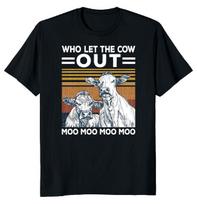 Who Let The Cow Unisex T-shirt S