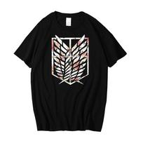 Anime Attack on Titan Comics Spausdinti marškinėliai Moteriški Harajuku prekės ženklo marškinėliai Vasariniai drabužiai su madingais negabaričiais marškinėliai 4XL beige