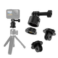 TELESIN CQM-001 Magnetinis siurbtukas Adapteris Trikojo adapteris Greito atleidimo pagrindo laikiklis Veiksmo kamera juoda