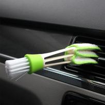 Automobilio ventiliacijos anga, oro kondicionavimo klaviatūra Duster Blind Cleaner Heads Dvigubas valymo šepetys